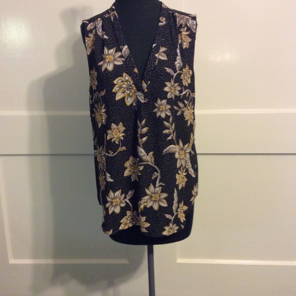 Floral sleeveless top by Cynthia Rowley